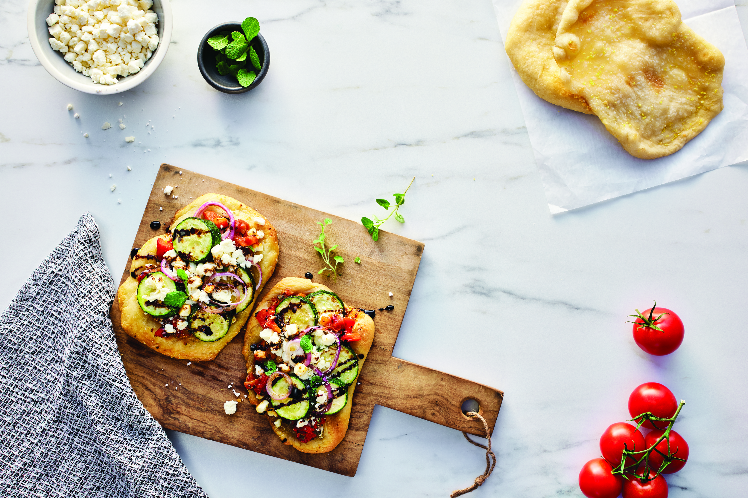 zesty flatbread